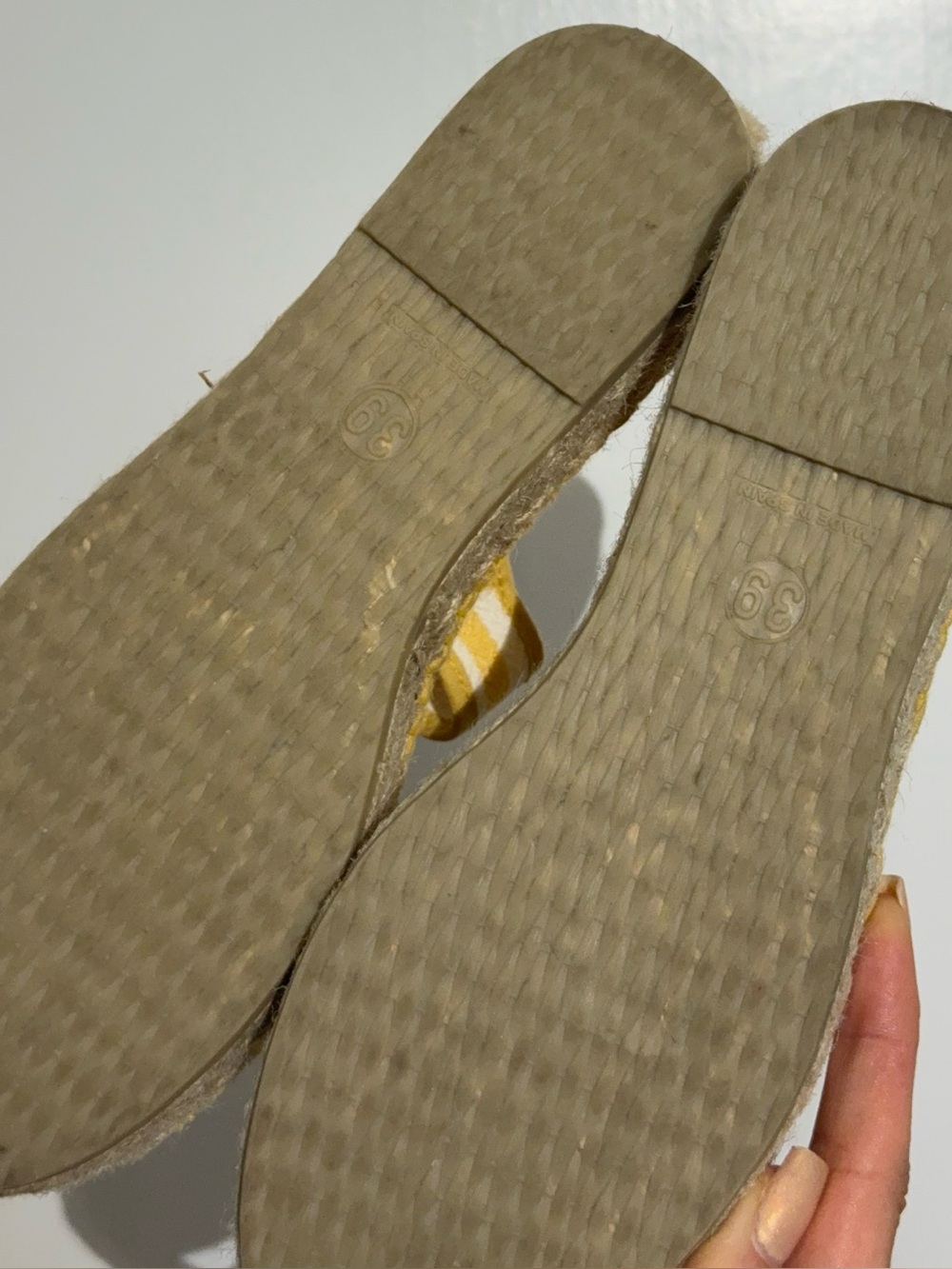 NWOT Free People Surfside 2.0 Espadrille Platform Mary Janes, Lemon Zest - Picture 13 of 15